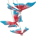 thumbnail image 2 of Solar Energy Powered Wind Chime Lamp Color-changing Butterfly Outdoor Garden Street Solar Panel Light, 2 of 7