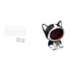 thumbnail image 1 of Estatua de gato, adorno artesanal, figura decorativa, cuenco para llaves, plato para dulces, para centro de mesa, dormitorio, escritorio, decoración d, 1 of 8