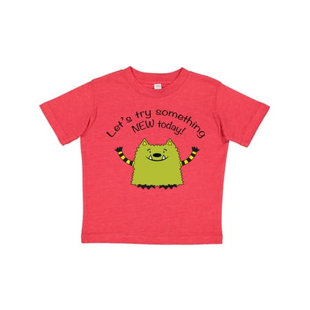 

Inktastic Whatif Monster Try Something New Gift Toddler Boy or Toddler Girl T-Shirt