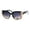 brown floral smoke, variant on CG Womens Thick Plastic Butterfly Designer Fashion Diva Sunglasses Tortoise Brown