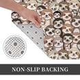 thumbnail image 3 of Non Slip Door Mat, Brown Sloth Fast Drying Bath Tub Mats, Absorbent Bathroom Rugs Entrance Welcome Mat, Bath MatS for Tub, Floor, Home, Kitchen, Hotel,16x24in, 3 of 7