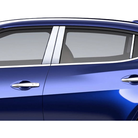 Stainless Steel Pillar Trim 4Pc Fits 2016-2020 Nissan Maxima PP16540 QAA