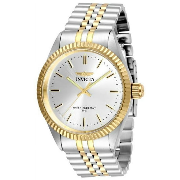Invicta Specialty Quartz Silver Dial Two-tone Men's Watch 29378
