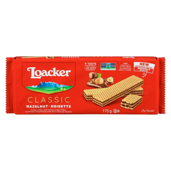 LOACKER Hazelnut Cream Crispy Wafer, 175 g