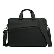 15.6 Inch Laptop Bag, Water-Repellent Shoulder Bag, Business Computer Case, Portable Tablet Handbag for School Office 15.75in/11.02in/1.97in