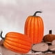 thumbnail image 4 of Calabazas artificiales Awejon, decoraciones de otoño e invierno, calabazas decorativas de cosecha, simulación de calabaza falsa naranja grande, modelo de calabaza falsa para festival, 4 of 5