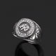 thumbnail image 4 of Guardurnaity Anillo de moda para hombre, anillos para niños, joyería multiusos para dedos, accesorios de decoración, regalos de Navidad y Ropa, zapatos y accesorios Miscelánea  12# color acero, 4 of 6