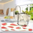 thumbnail image 5 of Watermelons Dish Drying Mat Microfiber Kitchen Pad Large Counter Absorbent Dish Mats Drainer Rack 18"x24", 5 of 7