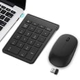 thumbnail image 4 of Switch-Free Keyboard And Mouse Kit, 2.4G Scissor-foot Design Ultra-Thin Wireless Mouse, Numeric Keypad, For RF304T, 4 of 8