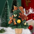thumbnail image 1 of Árbol de Navidad artificial Macarena decoración de mesa pequeño 40 cm Naranja, 1 of 8