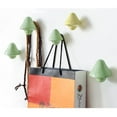 thumbnail image 2 of Gancho de pared con tornillos diseño de seta perchero para puerta gancho de pared carga 5 kg L L, 2 of 9