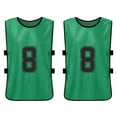 thumbnail image 2 of Tomshoo Loose and Soft Soccer Pinnies, Quick Drying Team Jerseys, Youth  Training Bibs, Practice Vest, 2 of 7