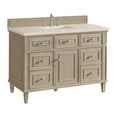 thumbnail image 2 of James Martin Vanities 424-V48-3Emr Lorelai 48" Single Basin Wood Vanity Set - Whitewashed, 2 of 7