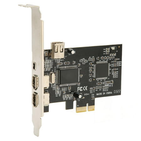 Firewire Riser Card, Full Duplex Channel Easy To Use Supports 400/200 ...