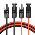 thumbnail image 2 of Cable de extensión Leyfeng 10AWG 1 Par 10 pies negro + 10 pies rojo, 2 of 7
