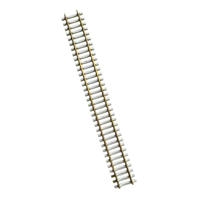 Vía de tren en miniatura a escala 1:87, versátil y práctica, ideal para de , piezas arquitectónicas, accesorios, ferrocarril de juguete. Longitud 25cm