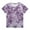 Purple-C, variant on WREESH Toddler To Kids' Tie-Dye T-Shirts Short Sleeve Graphic Round Neck Tops for Boys and Girls (3-14 Years) Orange