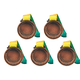 thumbnail image 1 of Premio de cobre de 2 pulgadas con cinta para el cuello redonda para fiestas de competiciones (cobre), 1 of 2