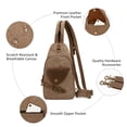 thumbnail image 5 of KL928 Canvas Sling Bag for Men Crossbody Backpack Shoulder Casual Rucksack Unisex Casual Bag, 5 of 6