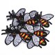 thumbnail image 3 of Pegatinas De Tela Bordada, Parches De Hierro De Abeja, Tela De Parche Para Bolsas De Zapatos Anggrek Iron Patches, 3 of 8