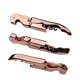 thumbnail image 3 of Gold Plated Double Hinged Corkscrew Waiters Wine Key Bottle Opener Party Bottle Opener (Rose Gold), 3 of 3