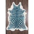 thumbnail image 1 of Momeni KALAHKAL-1TQS7696 Novogratz Kalahari Collection Area Rug, 7 ft. 6 in. x 9 ft. 6 in. - Turquoise, 1 of 1