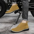 thumbnail image 6 of Men's Ankle Boots Casual Leather Lace Up Shoes Flat Heel Sneakers for Comfortable Daily Walking Footwear All Season Wear, 6 of 9