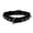 Black, variant on Dogline Leather + Nylon Spike Collar
