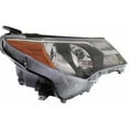 thumbnail image 3 of For 2013 2014 2015 Toyota RAV4 Headlight Assembly Pair Driver and Passenger Side w/ Bulbs Black Housing DOT Certified For TO2502217, 3 of 4
