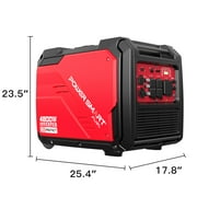 PowerSmart 4800-Watt Portable Gas Inverter Generator, RV Ready, CO Sensor for Home Backup Outdoor