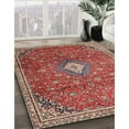 thumbnail image 2 of Ahgly Company Indoor Rectangle Traditional Camel Brown Persian Area Rugs, 6' x 9', 2 of 6