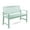 Light Mint, variant on GDF Studio Rubie Outdoor Acacia Wood Bench, White