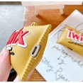 thumbnail image 5 of Funda de silicona suave de dibujos animados compatible con AirPods 2 y 1 - Linda y divertida funda protectora a prueba de golpes [Serie Chocolate Biscuit] (Twix), 5 of 5