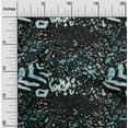 thumbnail image 2 of oneOone Polyester Spandex Aqua Blue Fabric Animal Dress Material Fabric Print Fabric By The Yard 56 Inch Wide, 2 of 5