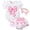 A/Bowknot White, variant on HWJAD Baby Girl Clothes Summer Outfits Short Sleeve Romper Ruffle Skirt Shorts Newborn Bowknot Bodysuit Sets