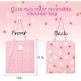 thumbnail image 2 of GHSDFBB Beach Bag u2013 Double-Side Multifunctional Canvas Tote Bag, Reusable Handbag Storage Bag Two-Color, 2 of 7