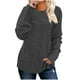 thumbnail image 2 of HongQid Long Sleeve Shirts for Women Tunic Trendy Casual Round Neck Tops Lightweight Sweaters, 2 of 7