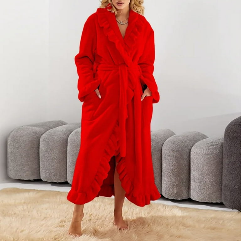 chinese dress ladies Robes for Women, LOFIR Full-Length Womens Robes, Soft Fleece Hooded Wo –  Artfasion