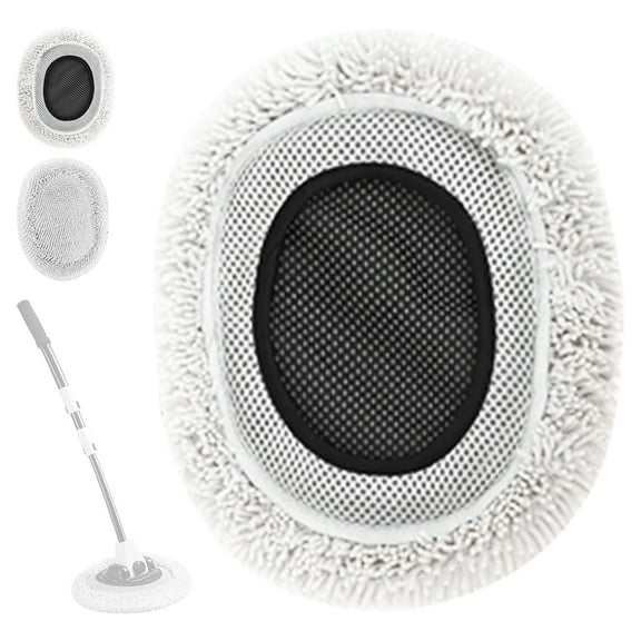 Adifare Car Wash Brush with Long Handle 15° Bend Car Cleaning Mop 90° Rotating Chenille Broom Flexible Auto Telescoping Mop Car Windshield Window Duster Microfiber Towel for Car RV Truck