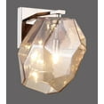 thumbnail image 3 of Elegant Lighting Gibeon 1 Light Polished Nickel & Silver Shade Wall Sconce, 3 of 7