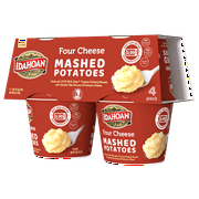 Idahoan Four Cheese Mashed Potatoes Cup, 1.5 oz (Pack of 4)