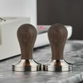 thumbnail image 6 of Tool Tamper Espresso Handle for Kitchen Coffee Grounds Barista 51mm Walnut, 6 of 8