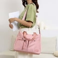 thumbnail image 2 of Faraee Large Crossbody Bag for Women Casual Commuter Purses Multi Pockets Hobo Shoulder Handbag Pink, 2 of 7