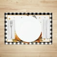 thumbnail image 3 of SUNOLIFE Fall Pumpkins Placemats Set of 4,Thanksgiving Autumn Sunflower Table Decorations 12x18 inch, 3 of 6