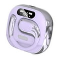 thumbnail image 2 of Bunblic Écouteurs Ouverts Son Clair Écouteurs de Mode pour Course Jeu Conduite Violet, 2 of 8