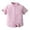 Pink, variant on Spring Summer Boys Short Sleeved Shirt Solid Color Single Cotton Cardigan Children's Shirt