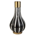 thumbnail image 1 of 16.25" Black And Gold Metalic Tiles Decorative Vase, 1 of 2