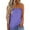 Purple, variant on Sngxgn Women's Basic Solid Deep V Neck Spaghetti Double Layer Crop Tank Tops Casual Shirts(AG,S)