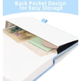 thumbnail image 5 of Lined Journal Notebook, 365 Pages, A5 Leather Journal for Writing, Hardcover Notebook with 100GSM Thick Paper, College Ruled, Daily Journal for Women & Men, Travel, Work, School, Note Taking, Blue, 5 of 7