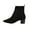 Black, variant on CUSHIONAIRE Women's Neely Stretch Bootie +Memory Foam Insoles - Wide Widths Available